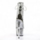 Chaussure pole exotic dos ouvert argentée talon 18 cm Pleaser
