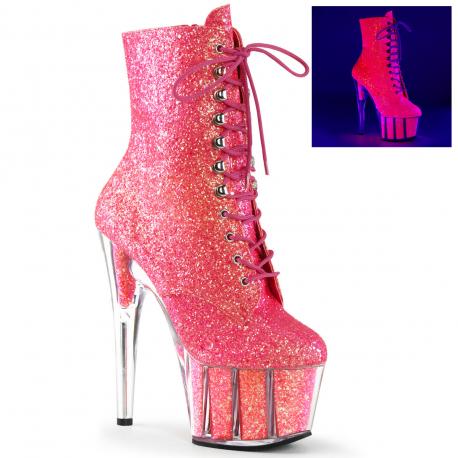 Bottines Pole Exotic Rose Pailletées |show & gogo dancing | Ado1020G