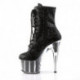 Bottines Pailletées Pole Exotic noire | Gogo dancing - ADORE-1020G