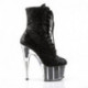 Bottines Pailletées Pole Exotic noire | Gogo dancing - ADORE-1020G