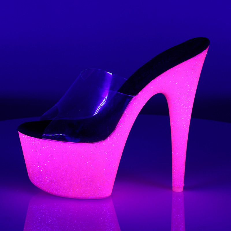 Neon mule heels sales