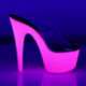 Chaussure Pole dance Fluorescente Rose ADORE-701UVG | Pleaser