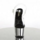 Sandale pole dance transparente à talon 18 cm Pleaser ADORE 708/C/SCH