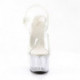 Sandale Pole dance transparentes et Strass "Adore"