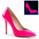 Escarpin rose fluo talon aiguille 12 cm