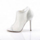 Escarpin en dentelle blanche talon aiguille 12 cm