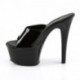 Chaussure de pole dance noire a plateforme Pleaser