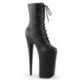 Bottines Plateformes Extrêmes BEYOND-1020 | Talon 25 cm Noir Mat