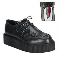Creepers en cuir noir by DemoniaCult