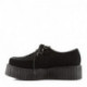 Creepers daim noir à lacets by DemoniaCult