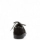 Creepers noir homme / unisexe en daim / cuir véritable de la petite taille 37 au 45