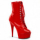 Chaussure pole dance rouge vernis à plateforme grande taille du 36 au 44