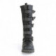 Botte gothique haute homme Demonia à 5 grosses sangles et coque métal -
