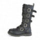 Ranger gothique haute homme à 5 grosses sangles et coque métal -
