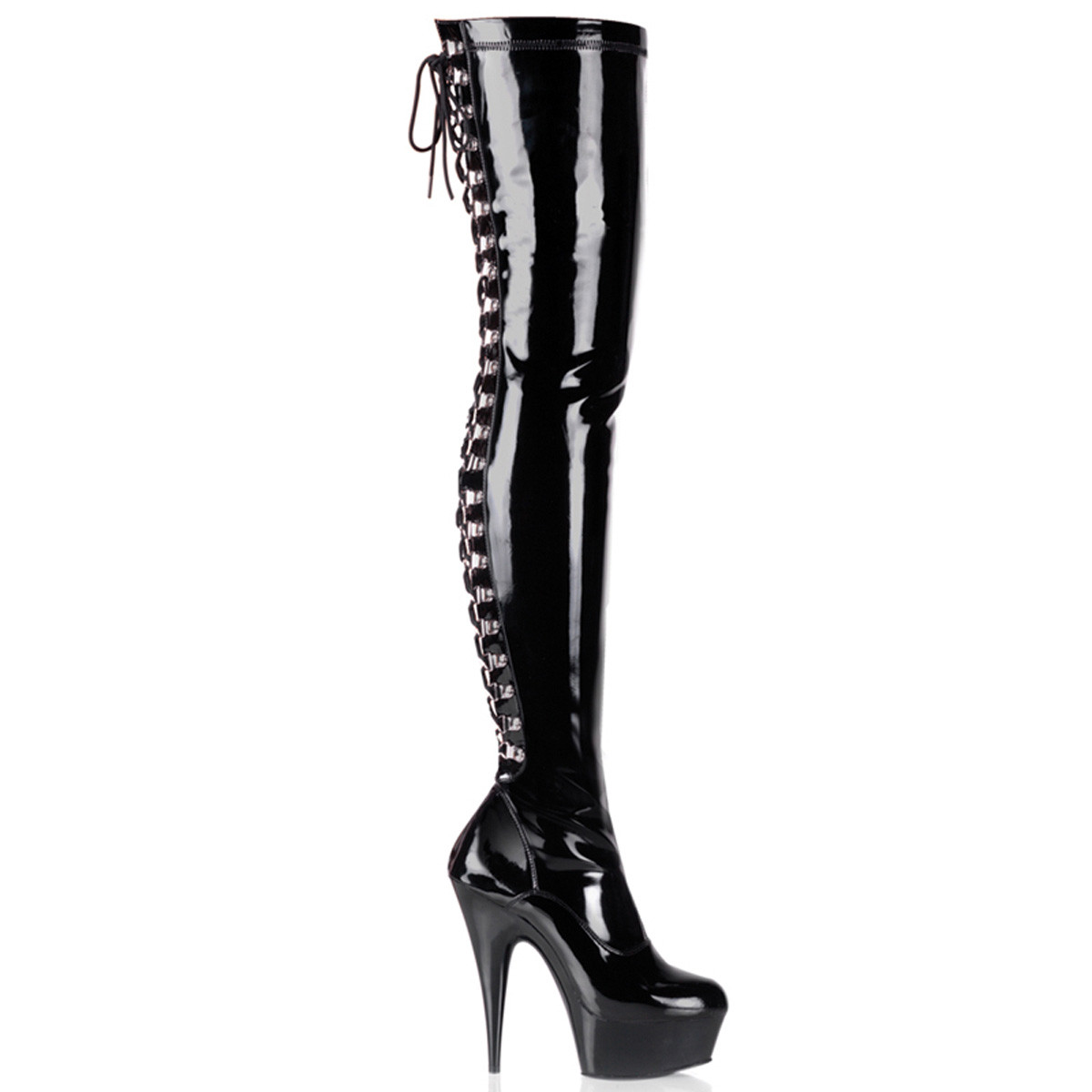 Cuissardes noires on sale vernies