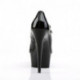 Escarpin noir talon de 15 cm à plateforme | Chaussure Pole dance