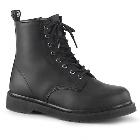 Bottine gothique Demonia vegan noire à lacets DISCOUNT petit prix TAILLE 46