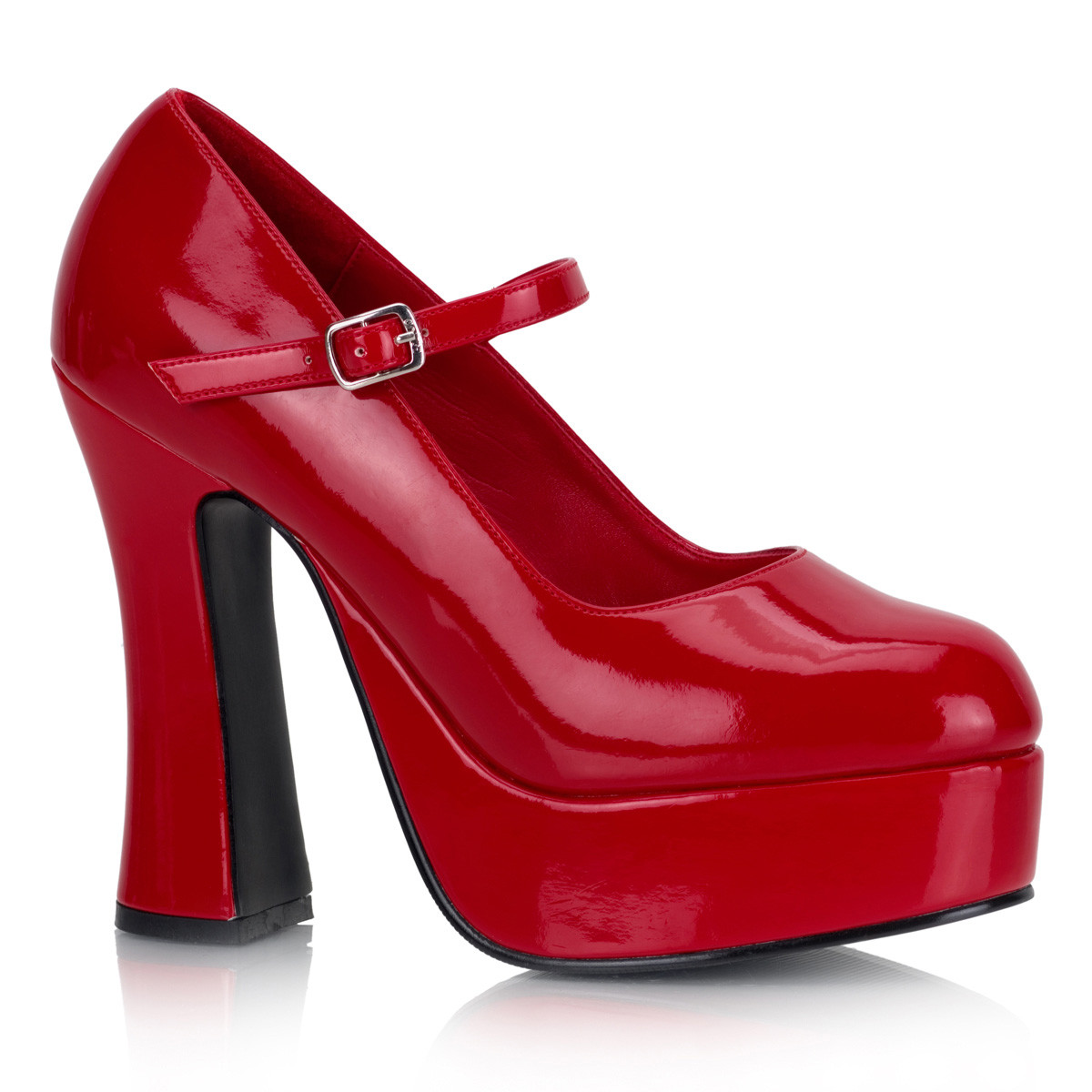 Escarpin clearance rouge plateforme