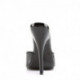 Mules talon 15 cm noires vernis