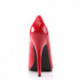 Escarpin rouge vernis talon haut 15 cm fetish