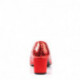 Escarpin sequins rouges à petit talon 5 cm