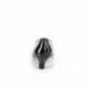 Escarpin petit talon noir vernis grande taille