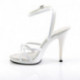 Sandale haut talon aiguille blanche sexy