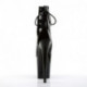 Chaussure pole dance ouverte noire talon 20 cm Pleaser FLAM1018/B/M