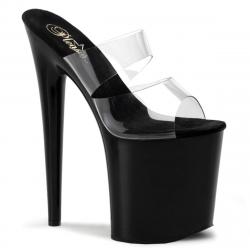 Mules Pleaser FLAMINGO Talon 20 cm - Référence FLAM802/C/B
