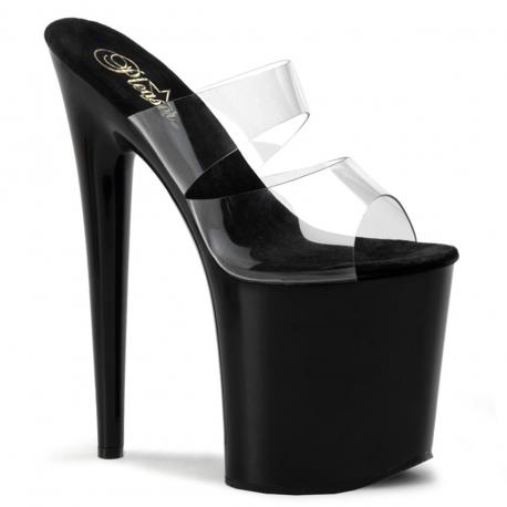 Mules Pleaser FLAMINGO Talon 20 cm - Référence FLAM802/C/B