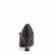 Escarpin vintage petit talon en satin noir et strass FLAPPER-20