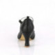 Escarpin Pin Up noire et talon bobine de 7 cm