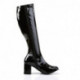 bottes vernies noires