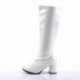 Botte blanche femme - spéciale mollet fort