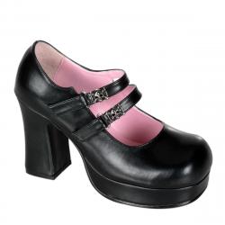 Escarpin arrondie plateforme GOTHIKA-09