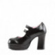 Escarpin arrondie plateforme GOTHIKA-09