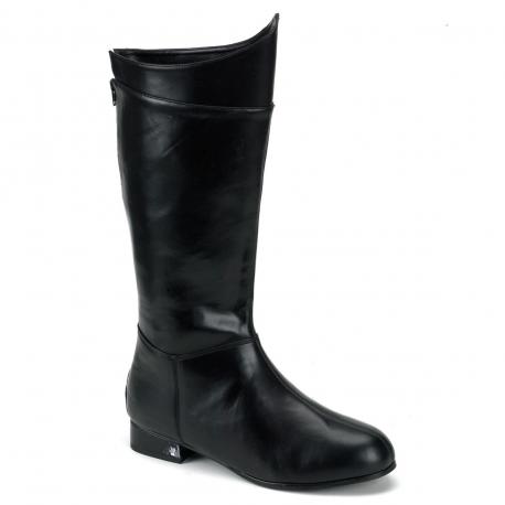 Bottes super-héros noires - Cosplay et spectacles |HERO-100 Funtasma
