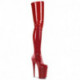 Cuissarde plateforme très haute rouge brillant INFINITY-4000