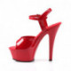 Sandale plateforme rouge brillante JULIET-209