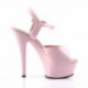Chaussure pole dance rose à plateforme petite et grande taille du 35 au 44