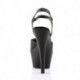 Sandale plateforme Noire Mat KISS-209