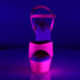 Sandale plateforme Rose fluorescente KISS-209UV