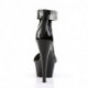 Sandale Plateforme noire & Strass Haut Talon - Soirée