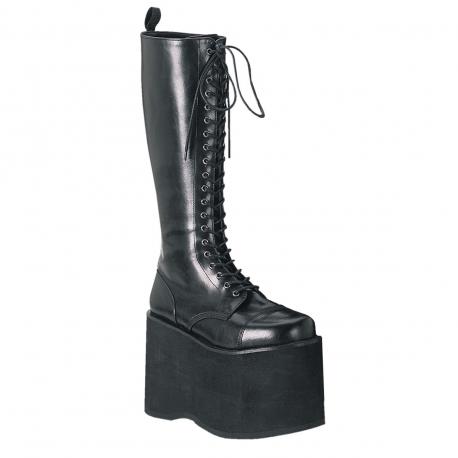 Botte rangers gothique haute à semelle compensée | DemoniaCult homme du 37 au 44