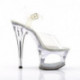 Sandale plateforme transparente MOON-708DM