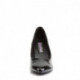 ESCARPIN NOIR VERNIS À TALON MOYEN 7 CM