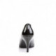 ESCARPIN NOIR VERNIS À TALON MOYEN 7 CM