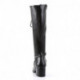 Botte femme à petit talon carré 5 cm noire