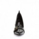 Escarpin gothique inspiration Salem noir vernis DISCOUNT taille 37