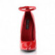 Escarpins Fetish SCREAM-12 Rouge Verni - Talon 15 cm & Bride Cheville